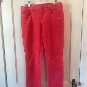 J. Crew Salmon Corduroy Size 28